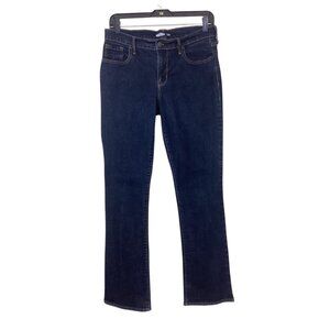 Old Navy Jeans Women’s 8 Blue Original Bootcut Dark Wash Denim Boot-Cut Boot Cut